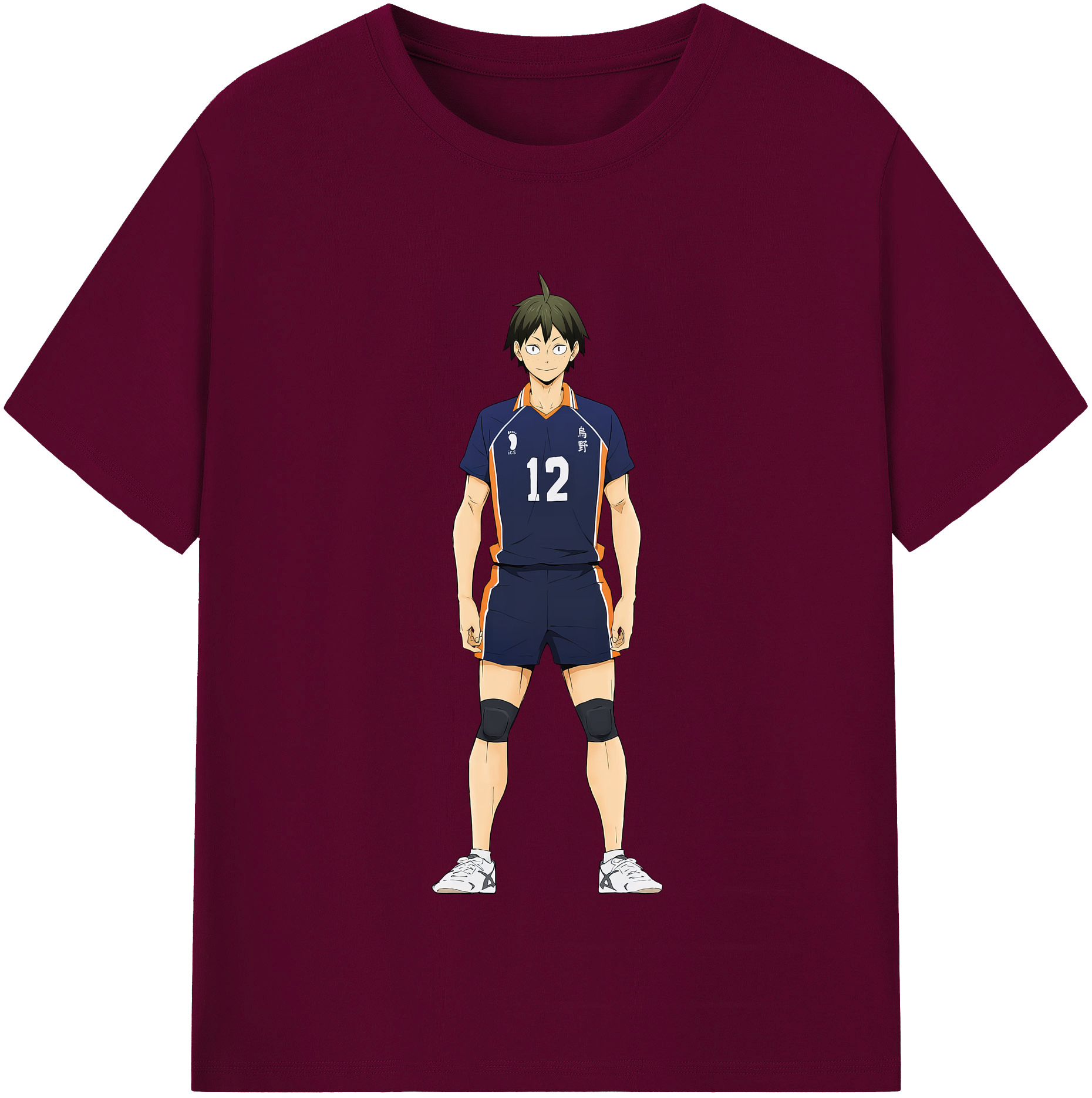 （画像用） ハイキュー!! Haikyu!! レディースカジュアルプリントTシャツ（綿100％）